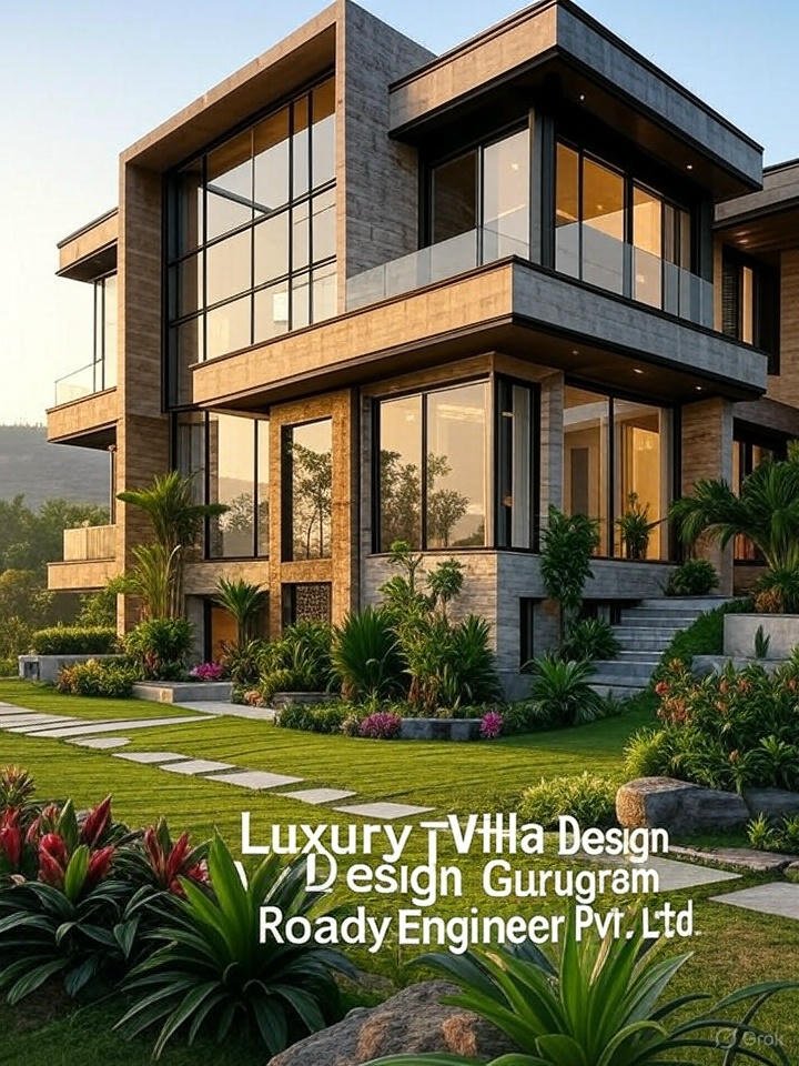Luxury Villa Design Services in Gurugram by Roady Engineer Pvt. Ltd. roady engineer pvt ltd